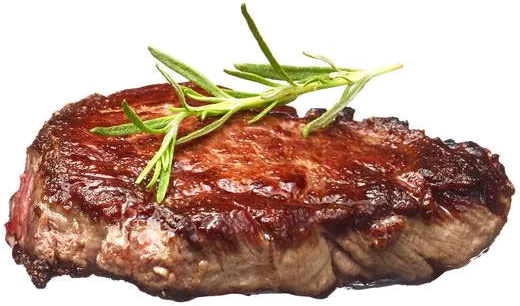 Gegrilltes argentinisches Steak mit Rosmarin